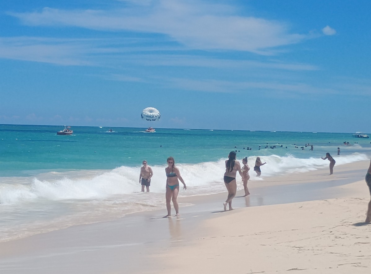 Arena Gorda Strand vor dem Resort