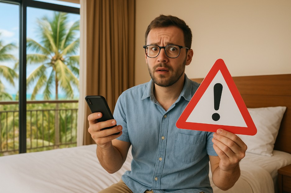 Unsicheres Hotel-WLAN in der Dominikanischen Republik mit eSIM als Lösung